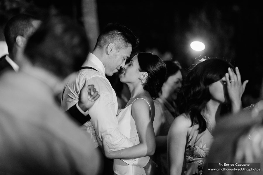 wedding party in Ravello